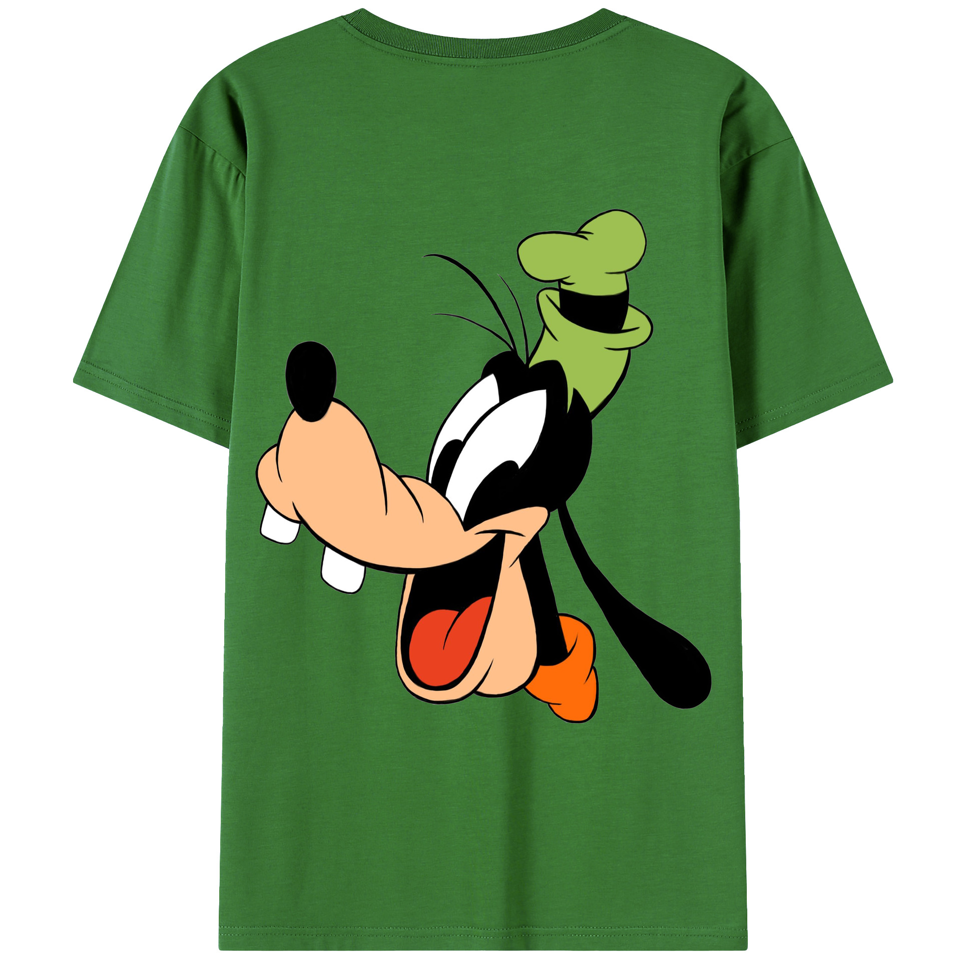 （画像用） ミッキーマウス Mickey Mouse レディース半袖Tシャツ(バックプリント)